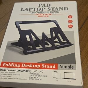 Black Folding Laptop Stand